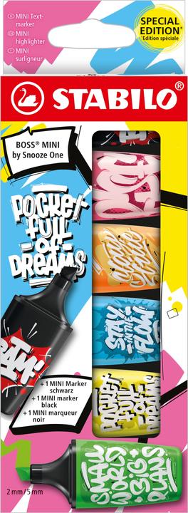Immagine prodotto STABILO Boss Mini Snooze 72erdisp (Multicolore, 5 mm, 72 x)