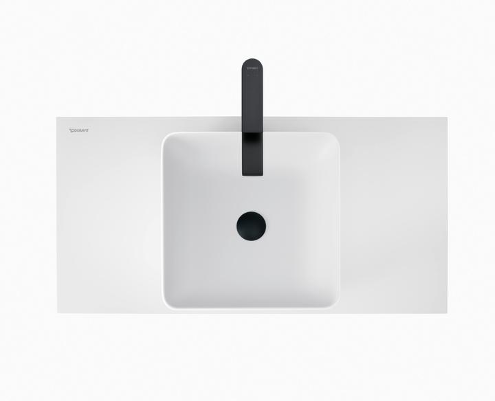 Produktbild Duravit Sivida Aufsatzwaschtisch, eckig, 400x400mm, ohne Hahnloch, ohne Überlauf (400 mm, 400 mm)