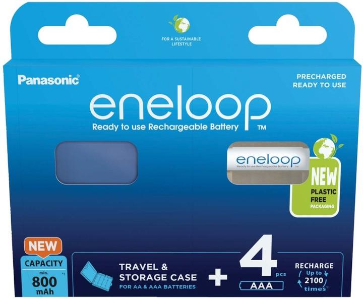 Produktbild Panasonic eneloop & Box (4 Stk., AAA, 800 mAh)