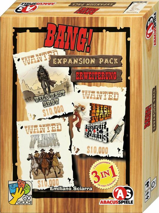 Actual product image Abacus Bang! Expansion Pack Expansion (German)