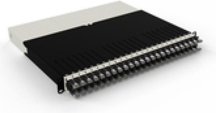 PATCHBOX uno / 8RU / Cat 6A, STP, 0,8 m, nero (U/FTP, CAT6a, 0.80 m)
