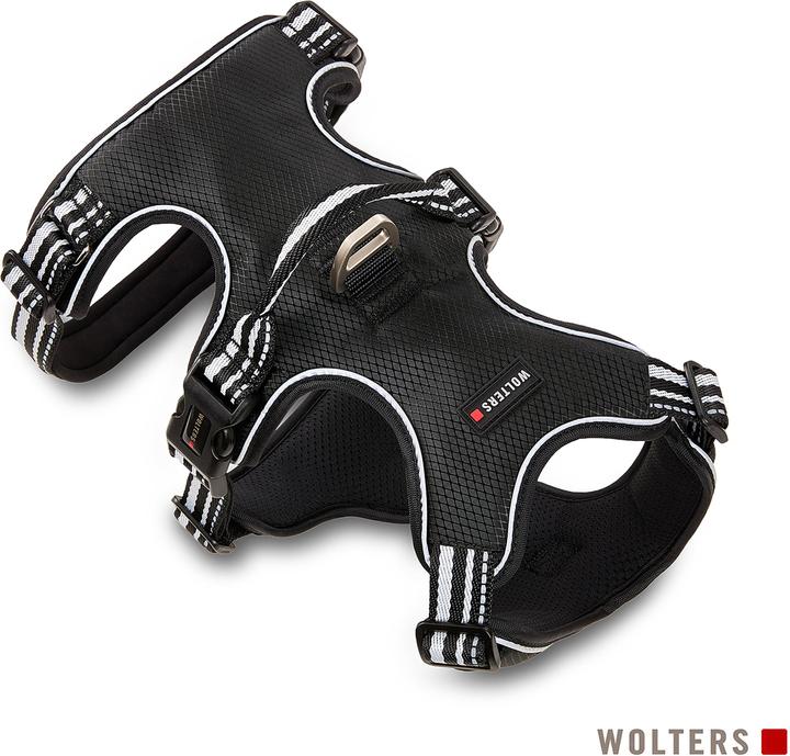 Produktbild Wolters Active Pro Geschirr No Escape Gr.2 45-52 cm x 1,5 cm schwarz/silber (2, Hund, Allgemein)