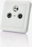 Produktbild Fuba GAD 300 - SAT + TV + Radio - 3 dB - Weiss (3 dB, Antennendose)
