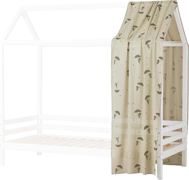Produktbild Hoppekids Sandmännchen (Ole Lukoie) Hausbett-Vorhang für Hausbetten 90x200 cm, Grün
