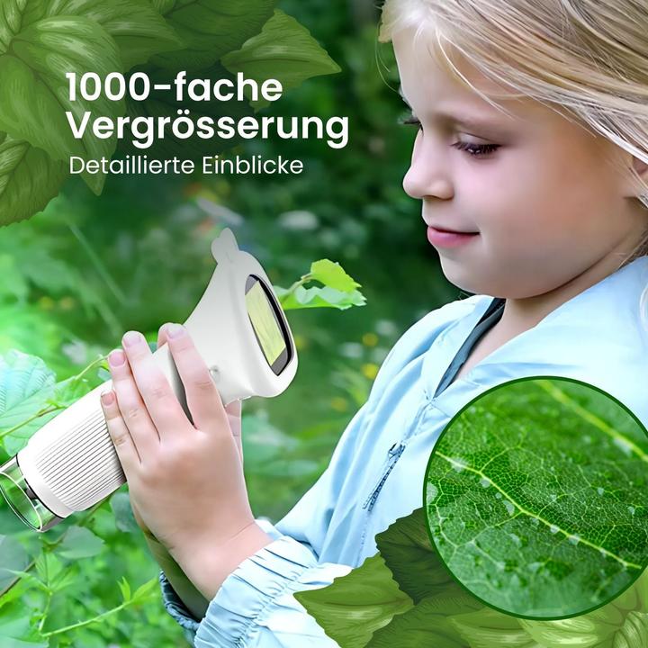 Produktbild Hermex Tragbares Kindermikroskop Mini-Handmikroskop Portables Mikroskop