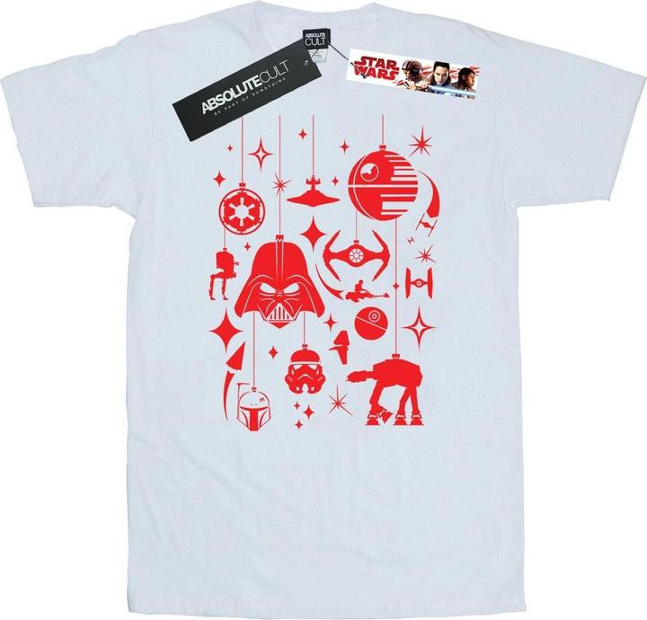 Immagine prodotto Star Wars Christmas Decorations Maglietta Uomo (3XL)