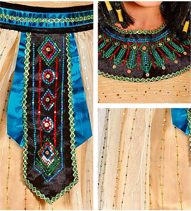 Image du produit Widmann GUERRE ÉGYPTE (robe avec manchettes et cape), 140 cm / 8-10 Years (8, 9, 10)