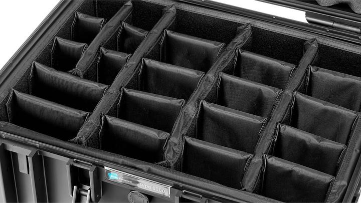 Produktbild B+W Outdoor-Koffer Typ 6000 - RPD mit Facheinteilung (Fotokoffer, 32.60 l)