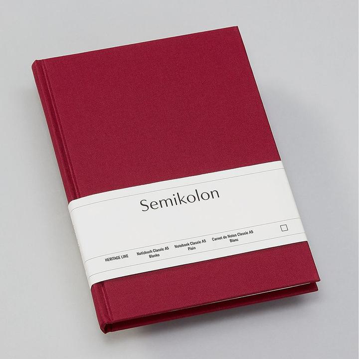 Image du produit Semikolon Classic (A5, Blanc, Couverture rigide)