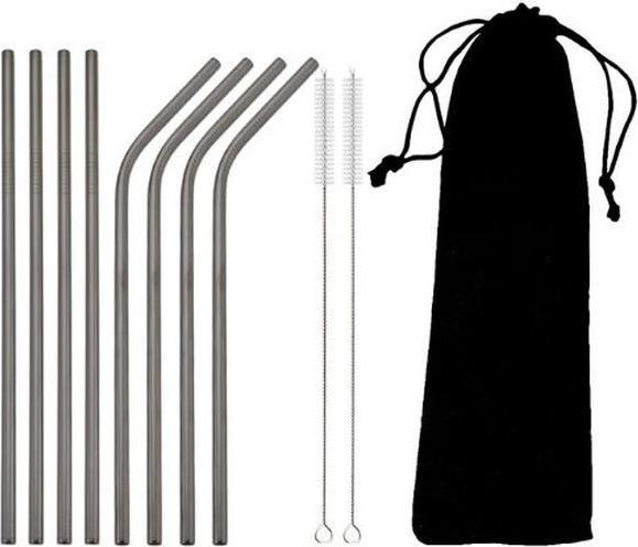 Immagine prodotto MU Style Cannuccia in acciaio inox serie Cocktail (set da 11) (11 x)