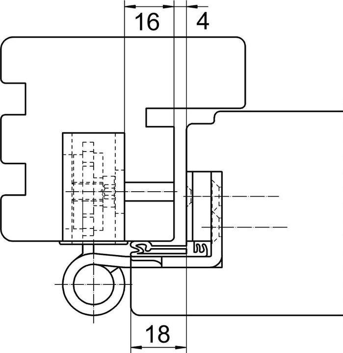 Actual product image Simonswerk Entrance door hinges BAKA Protect 4010 3D and 3D FD