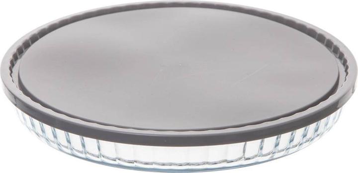 Immagine prodotto 5Five Tortiera in vetro con coperchio (27.50 cm)