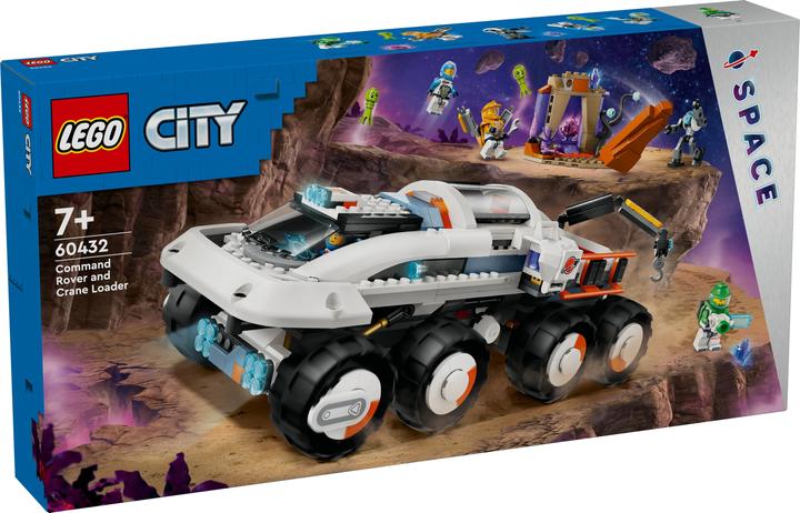Produktbild LEGO Kommando-Rover mit Ladekran (60432, LEGO City)