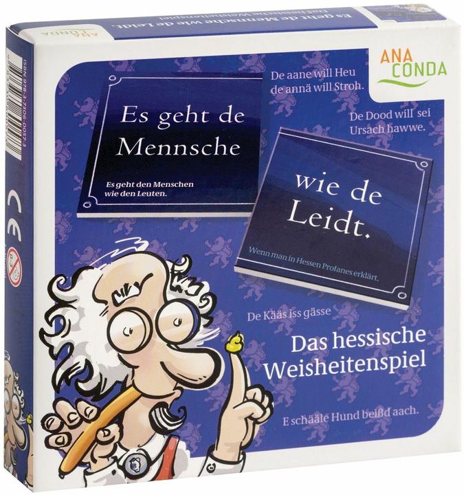 Es geht de Mensche wie de Leidt - Das hessische Weisheitenspiel