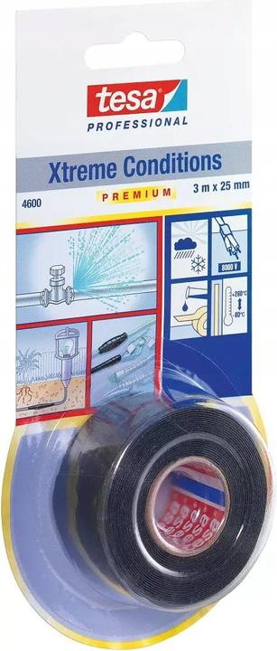 Image du produit tesa Bande samovulcanisante Xtreme 3M : 25mm noir (25 mm)