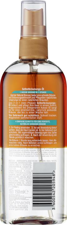 Immagine prodotto Garnier Natural Bronzer (Olio autoabbronzante, 150 ml)