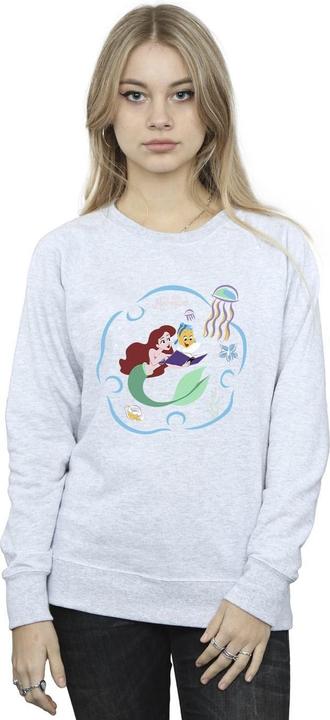 Produktbild Disney The Little Mermaid Reading A Book Sweatshirt (M)