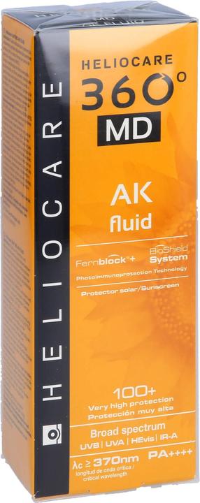 Actual product image Heliocare 360° MD AK Fluid SPF 100+, 50 ml Gel (Suntan cream, 50 ml)