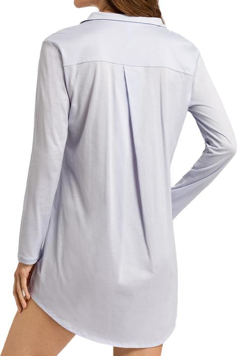 Image du produit Hanro Chemise de nuit Cotton Deluxe - longueur 90 cm - manches longues (M)
