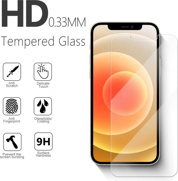 Produktbild Screenguard Panzerglas Screen Protector (1 Stück, Apple iPhone 13 mini)