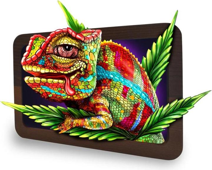 Actual product image V Syndicate Europe V Syndicate 3D High Def Wood Tray S Cloud 9 Chameleon 130 x 190mm