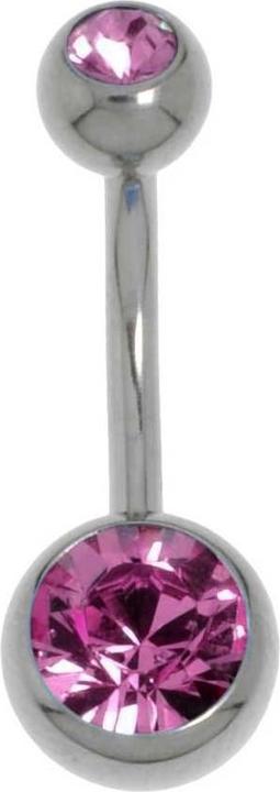 Bijouteria Bauchpiercing (Edelstahl, Zirkonia)