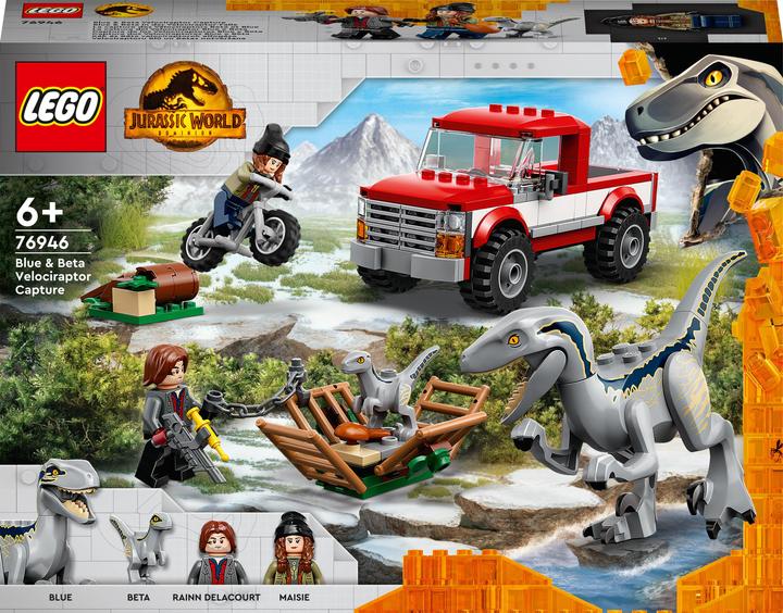 Actual product image LEGO Blue & Beta in the Velociraptor Trap (76946, LEGO Jurassic World)