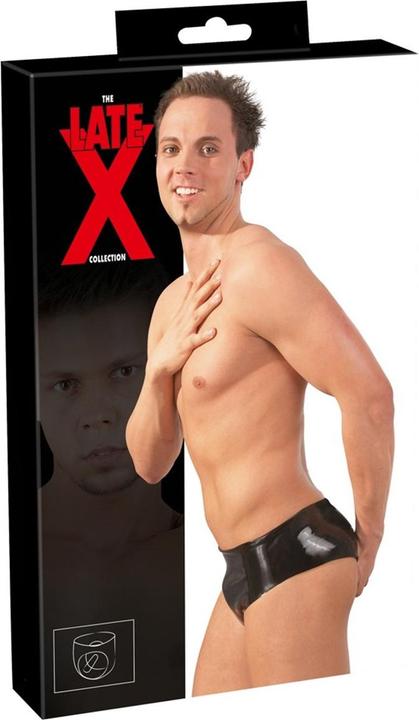 Actual product image LateX Toys Panties with anal dildo (M, L)
