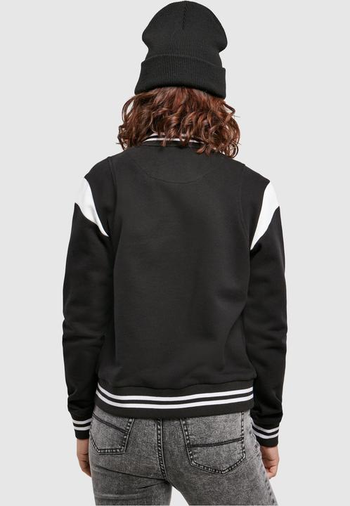 Actual product image Urban Classics Ladies Organic Inset College Sweat Jacket (S)