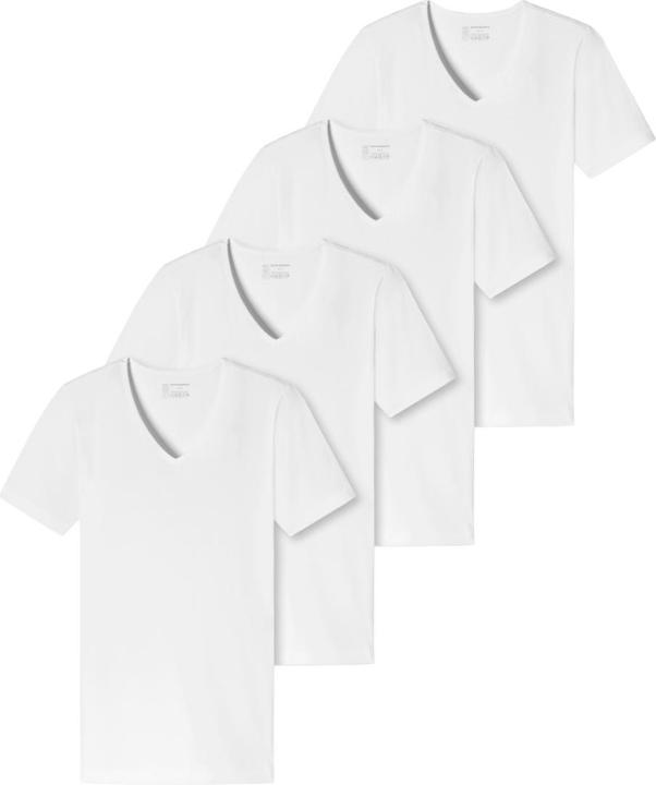 Immagine prodotto Schiesser 4-Pack - 95/5 - Maglietta / canottiera in cotone biologico con collo rotondo (3XL)