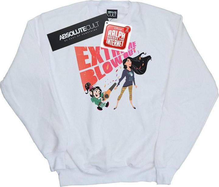Actual product image Disney Womens/Ladies Wreck It Ralph Pocahontas And Vanellope Sweatshirt (M)