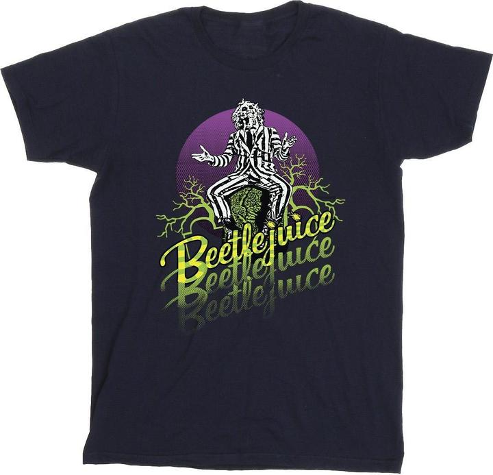 Beetlejuice Lila Kreis TShirt