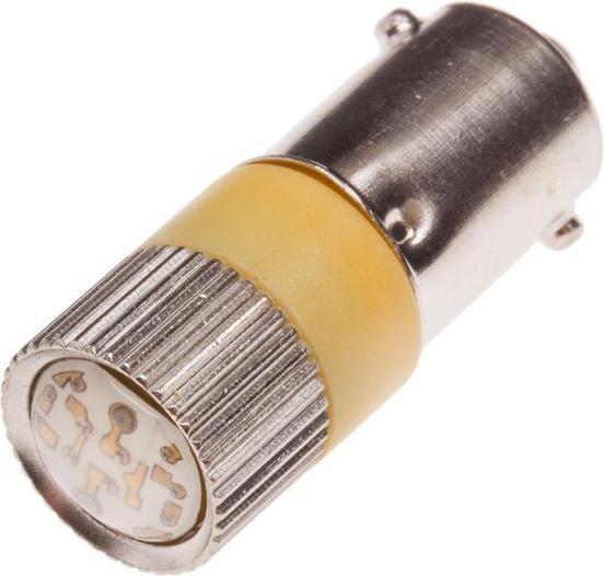 Actual product image Rs Pro Multichip LED BA9s MBC/MCC 28VAC/DC yellow