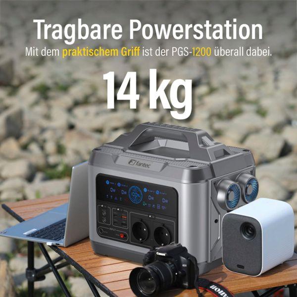 Produktbild Fantec PGS-1200 Powerstation & Solargenerator (1110 Wh, 14 kg)