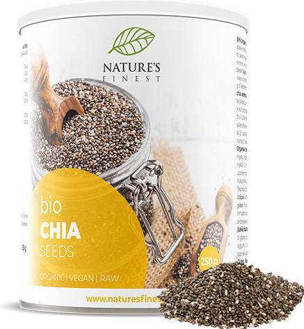 Image du produit Nature's Finest Graines de chia bio, noir, végétalien (1 pièce(s), Poudre, 250 g)