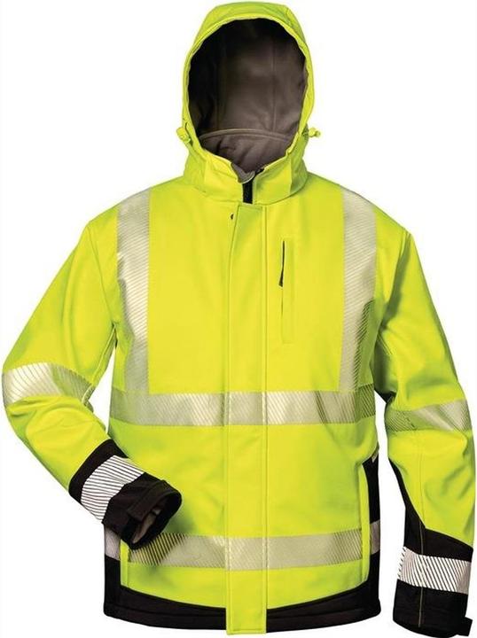 Produktbild Elysee Warnschutz-Softshelljacke Melvin Grösse XXL gelb/schwarz (XXL)