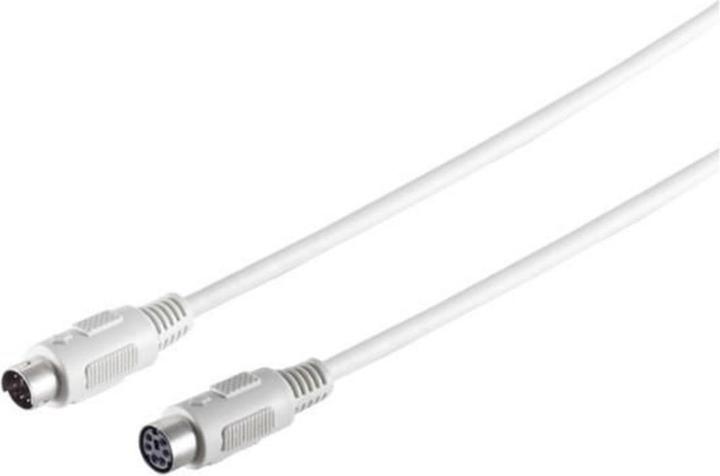 Produktbild Maxxtro PS/2 Tastaturverlängerung: 1.8m grau (1.80 m, PS/2)
