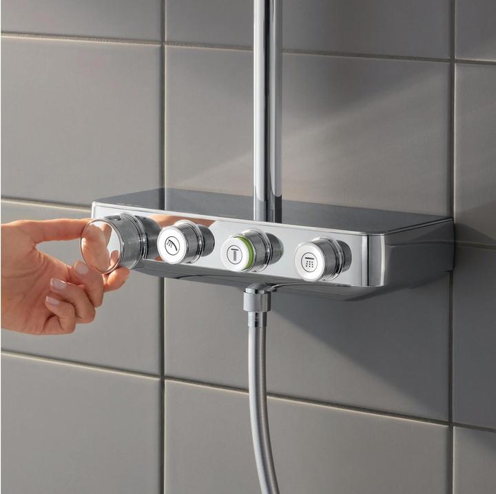 Actual product image Grohe Euphoria SmartControl System 310 Cube Duo shower system