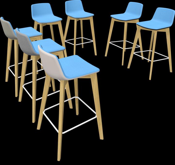 Immagine prodotto Narbutas Sgabello da bar Twist & Sit