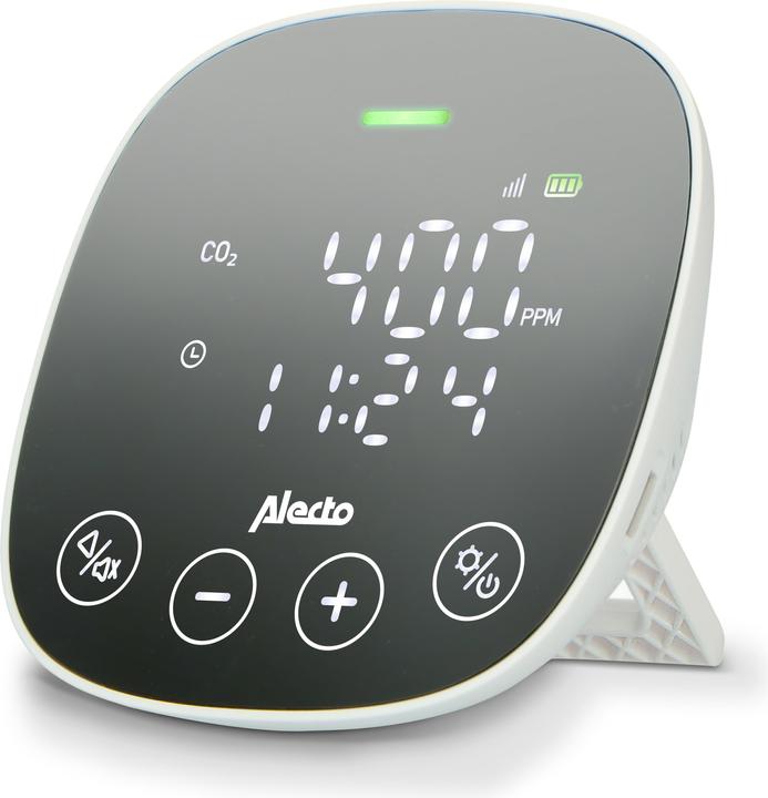 Productafbeelding Alecto CO2-meter AQ30 met NDIR-sensor en vochtigheidsmeter
