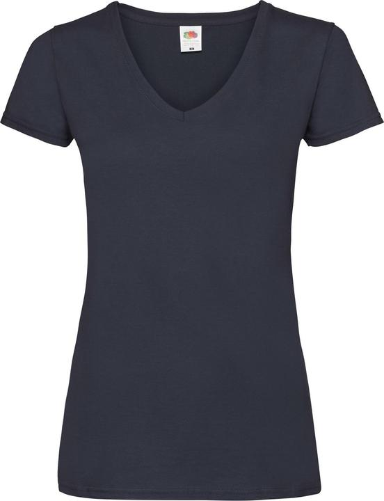 Actual product image Fruit of the Loom Womens/Ladies Valueweight V Neck Lady Fit T-Shirt (38 D)