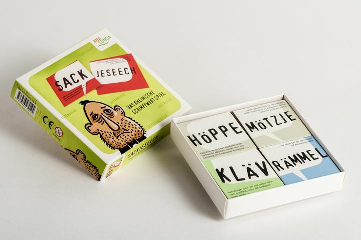 Actual product image Sackjeseech - The Rhenish swearword game (German)