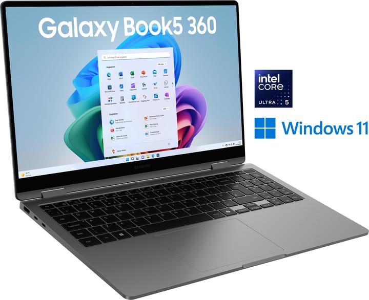 Produktbild Samsung Galaxy Book5 360 (15.60", Intel Core Ultra 5 228V, 32 GB, 512 GB, DE)