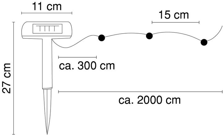 Actual product image Globo Solar (2 m)