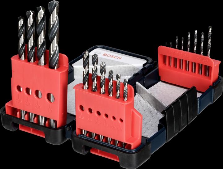 Immagine prodotto Bosch Professional Zubehör HSS PointTeQ ToughBox Set 18 pezzi (1 mm, 1,5 mm, 3,5 mm, 4 mm, 4,5 mm, 7 mm, 8 mm, 9 mm, 2 mm, 2,5 mm, 3 mm, 10 mm, 5 mm, 5,5 mm, 6 mm)