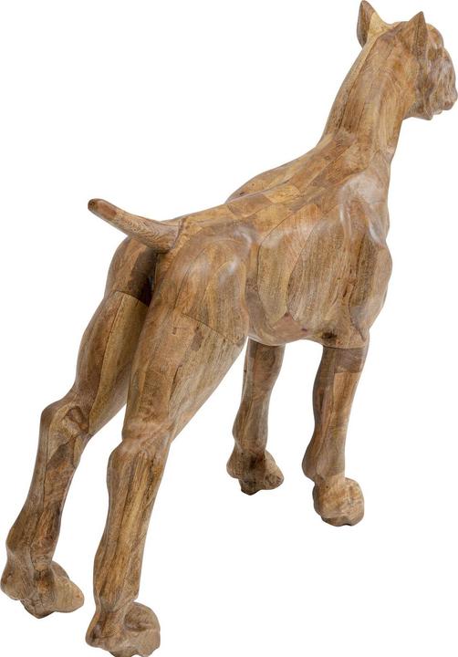 Actual product image Kare Design Deko Figur Bulldog Wood 70x78cm