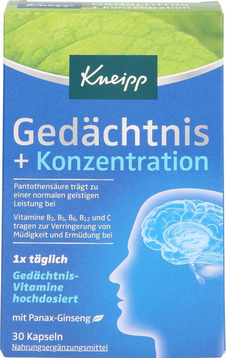 Image du produit Gélules Mémoire + Concentration, 30 gélules (30 pièce(s), Capsules)