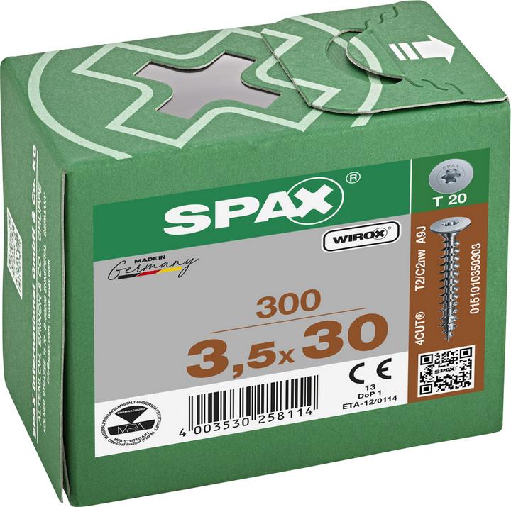 Actual product image Spax Back wall screws (300 Screws per piece)