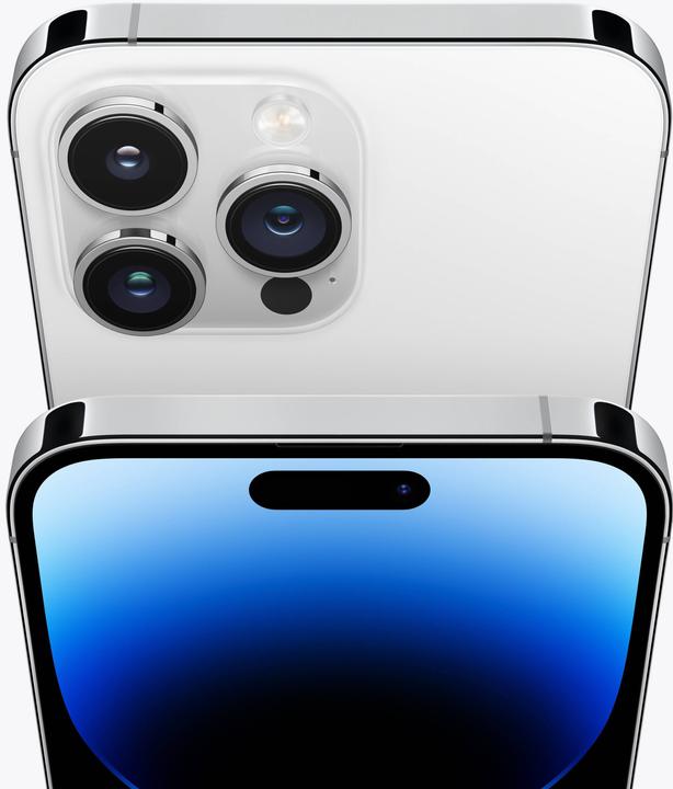 Actual product image Apple iPhone 14 Pro Max (128 GB, Silver, 6.70", SIM + eSIM, 48 Mpx, 5G)