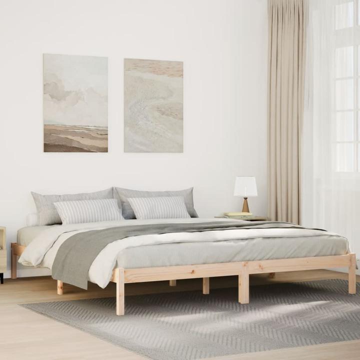 Produktbild VidaXL Bett Extra Lang ohne Matratze 180x210 (180 x 210 cm)